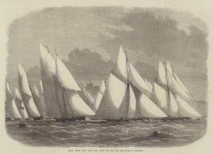 Royal Cinque Ports Yacht Club, start for løpet fra Dover til Boulogne